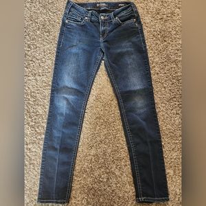 Womans Silver Suki jeans